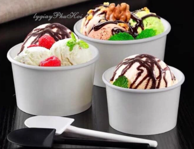 Tô giấy trắng 35oz (1030ml)- Có khay 2 tầng